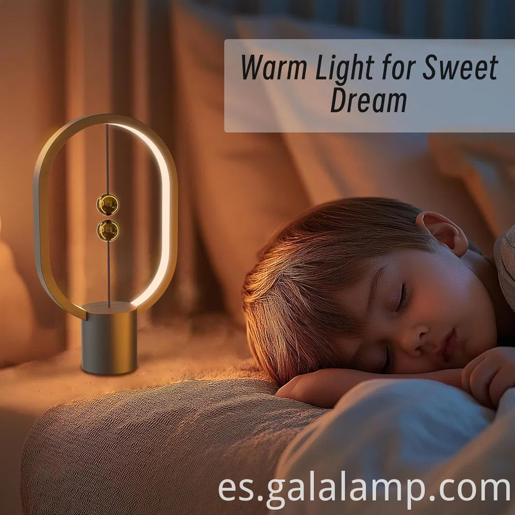 Lámpara de mesa LED de balance de Heng con un innovador diseño de interruptor en el aire